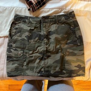 Camo Mini Skirt